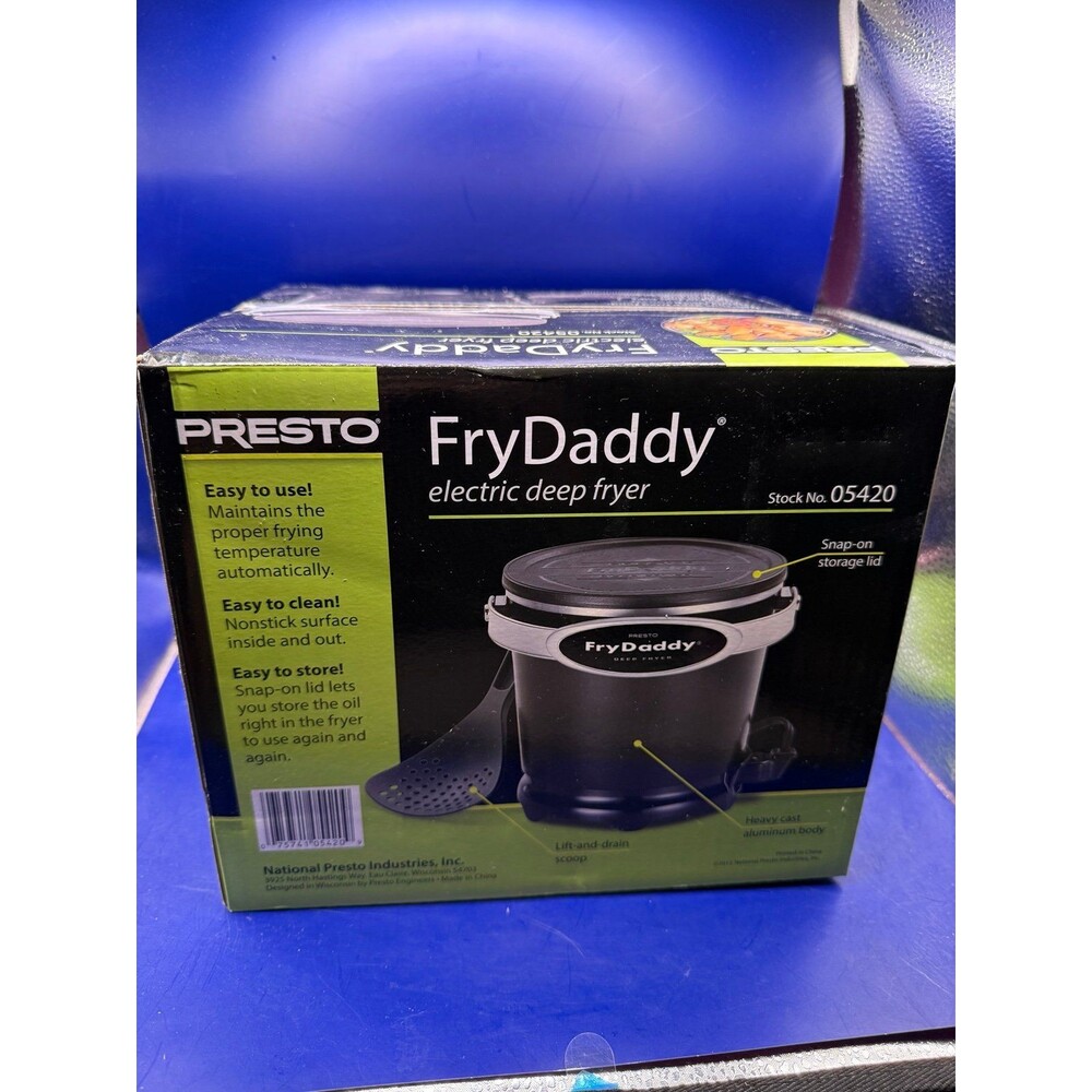 Presto FryDaddy Electric Deep Fryer 05420 - 4 Cup - New in Box